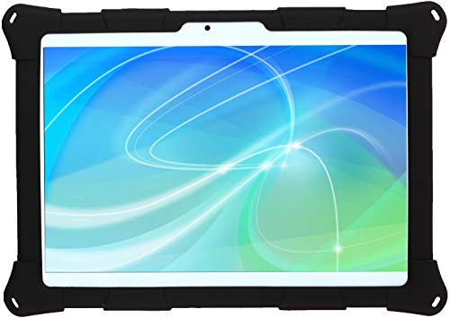 AKNICI Silikonowe etui z uchwytem na długopis pasek na ramię Stylus Pen do TOSCiDO K108/W109/X104/X108, ACEPAD A121/A101/A12X, Dragon Touch K10/Max10,TYD-107/TYD-108,LNMBBS 10.1, PADGENE 1, Lectrus 10,czarny - obrazek 8