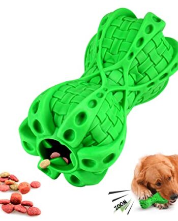 Zabawka dla psa do agresywnego żucia, duża, średnia, prawie niezniszczalna, super żucia, zabawki dla psów, piszczący pies, zabawka, szczoteczka do zębów, interaktywna, wytrzymała, trwała zabawka dla psów, guma naturalna (zielona)