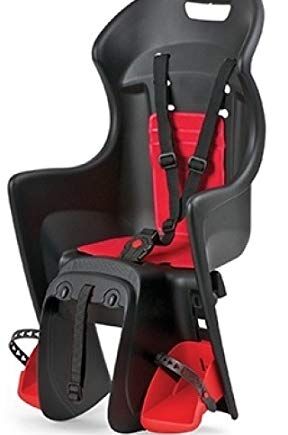 P4B Fotelik dziecięcy na rower – montaż na bagażniku z tyłu | do rowerów o średnicy 26-28 cali | fotelik rowerowy dla dzieci od 9 miesięcy do 5 lat – od 9 do 22 kg | montaż na bagażniku rowerowym