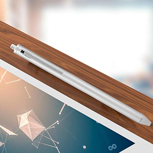 Stift, Touchscreen-Stoffkopf-Stift, hohe Empfindlichkeit und Präzision, Schützen Sie den Touchscreen-Stift für SmartphonesTablet(Silber) - obrazek 4