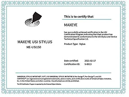 Rysik Andana USI, rysik do ekranu dotykowego dla USI Chrome OS, aktywne pióro cyfrowe kompatybilne z niektórymi urządzeniami Chromebook firmy Acer, Asus, HP, Lenovo, Samsung (czarny) - obrazek 4