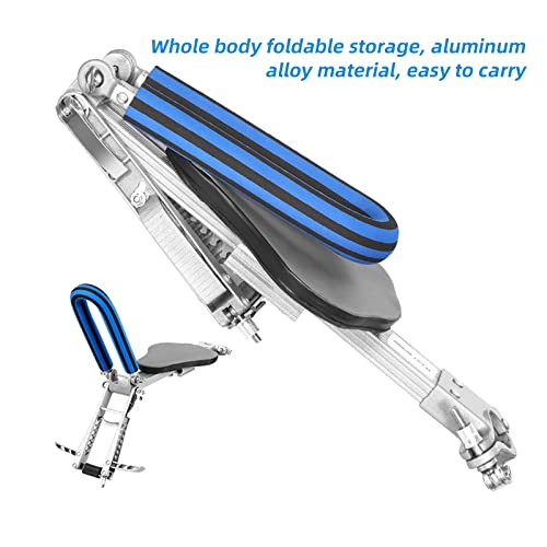 Neyomid Dziecięce siedzisko MTB dla dzieci, odpinane przednie siodełko rowerowe dla dzieci, składane siedzisko podróżne ze stopu dla dorosłych, ultralekkie, przednie siodełko rowerowe dla dzieci, odpowiednie dla dzieci w wieku od 2 do 6 lat - obrazek 3