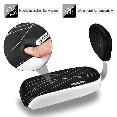 Wygodna poduszka na tylny bagażnik rowerowy, tylne siedzenie rowerowe dla dziecka, poduszka na rower z parą podnóżka, oparcia i podłokietnika - obrazek 7