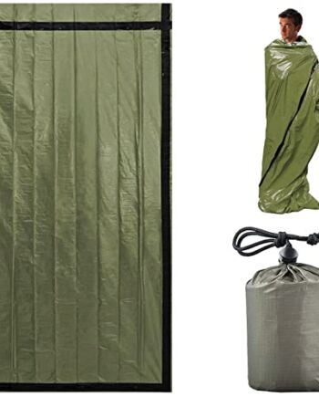 Śpiwór Ratunkowy Na Koc 1 Kawałek Przenośny Koc Ratunkowy Wodoodporny Lekki Śpiwór Koc Ratunkowy Wodoodporny Namiot Ratunkowy Campingowy Koc Ratunkowy Na Zewnątrz Przed Zimnem Zielony
