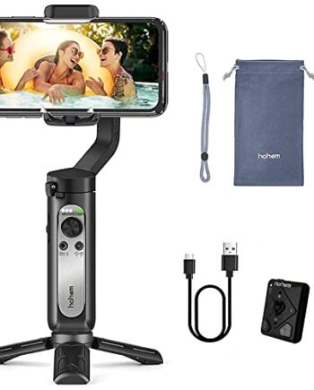 Hohem ISteady X2-3-Axis smartfon, składany, gimbal, ręczny stabilizator z pilotem zdalnego sterowania typu C, do Reverse Charging, kompatybilny z iPhone 12 11 Pro Max, Samsung S20, Vlog YouTube Live Video Record