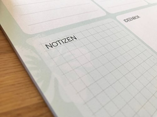 2 x podkładka na biurko / plan tygodniowy do odrywania, format DIN A3 (42 x 29,7 cm), 25 arkuszy / podkładka do pisania dla dzieci, nastolatków i dorosłych / plan tygodniowy / lista rzeczy do zrobienia (koń i flaming) - obrazek 2