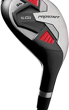 Wilson Staff Pro Staff SGI Hybrid 4 kij golfowy, dla osób praworęcznych, grafitowy, czerwony/czarny, WGD151700