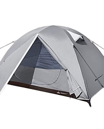 Forceatt Namiot kempingowy dla 4 osób, wodoodporny i wiatroszczelny. Lekki namiot do wędrówek z plecakiem, łatwy montaż, nadaje się do aktywności na świeżym powietrzu i wędrówek, podróży