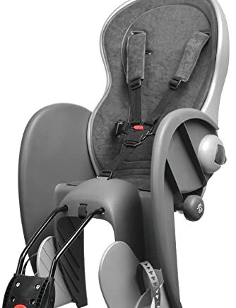 Polisport Dziecięcy fotelik rowerowy, szary, 61006200