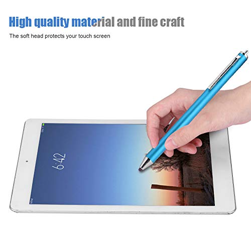Przenośny Rysik, Kompaktowy Cyfrowy Długopis z Ekranem Dotykowym o Wysokiej Czułości, Uniwersalny do Smartfonów i Tabletów Samsung Tab/LG/Huawei/Xiaomi(niebieski) - obrazek 9