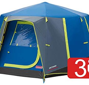 Coleman Unisex OctaGo Namiot, Niebieski, 3 osobowy