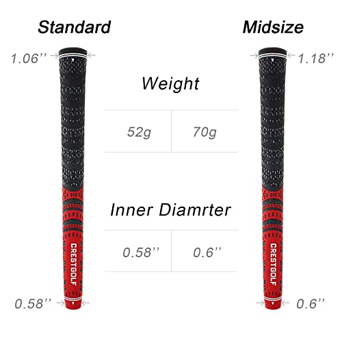 Kofull standardowe lub średniej wielkości uchwyty golfowe przędza węglowa sznur do golfa lasy żelazka uchwyty kije golfowe opakowanie 13 sztuk ... - obrazek 7
