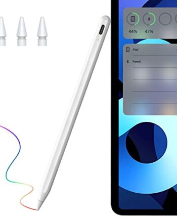 TiMOVO Stylus Pen for Apple iPad Pencil Compatible with iPad 10/9/8/7/6th Gen,2022 iPad Pro 12.9/11,iPad Air 5/4/3,Mini 6/5,Bluetooth Apple Pencil for ipad Palm Rejection/Tilt Sensitivity/Magnetic