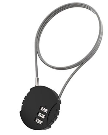 Urban Iki Cycle-Wirelock akcesoria, czarny, jeden rozmiar