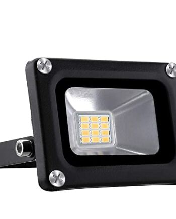 Reflektor LED 10 W, ciepła biel, 1000 lm, super jasny 12 V, reflektor