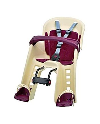 P4B | Fotelik dziecięcy na rower do 15 kg – montaż z przodu | z paskami na nogi i regulowanymi podnóżkami na 5 poziomach | Do rowerów o średnicy 26-29 cali i 22-40 mm | Fotelik rowerowy z przodu