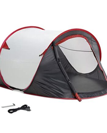 Jemidi namiot samorozkładający się namiot dla 2 osób, namiot festiwalowy, namiot trekkingowy, namiot kempingowy, automatyczny namiot sekundowy, plażowy, 220 cm x 120 cm x 95 cm, 2-osobowy