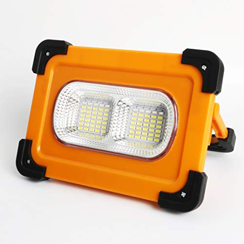 Solarny Reflektor LED 80W Zewnętrzne Światło Robocze Przenośne Światło Awaryjne z Magnesem Słonecznym 4 Tryby i bank Energii z USB Wodoodporny Reflektor IP65 Odpowiedni do Kempingu Podróży Wędkarstwa