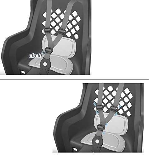 P4B rowerowy fotelik dziecięcy – montaż z tyłu na bagażniku | maks. 22 kg | fotelik dziecięcy dla dzieci na 9 miesięcy – 5 lat | uchwyt rowerowy do montażu na bagażniku | do rowerów o przekątnej ekranu 26 – 29 cali - obrazek 6