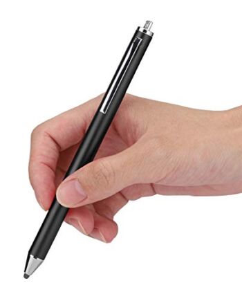 Rysik ASHATA, rysik z płócienną głowicą, do smartfonów Samsung Tab/LG/Huawei/Xiaomi i tabletów na iPada, tablety iPhone Kindle (czarny)