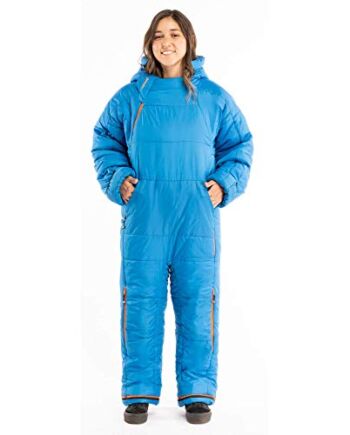 Selk'bag Unisex Lite 6G śpiwór do noszenia, niebieski wieczór