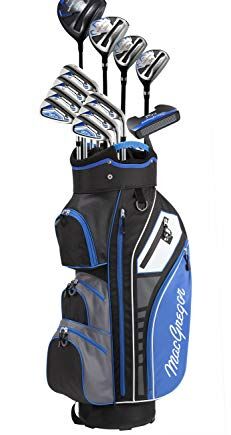 Macgregor Men's DCT3000 zestaw kijów golfowych, czarny/niebieski, jeden rozmiar