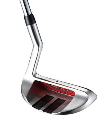 MacGregor Męski MACCHIP104 szybkorozdrabniacz klin lewa lub prawa ręka trzon stalowy 37 stopni normalny uchwyt klub golfowy, czarny