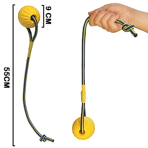 Fling Dura piankowa piłka z liny zabawka dla psa, pływak wodny, zabawk - obrazek 7