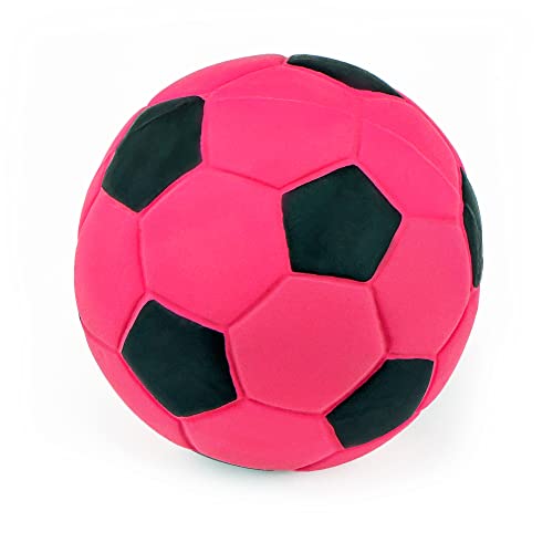 CHIWAVA 3 szt. 6 cm piszcząca lateksowa zabawka dla psa piłka nożna do - obrazek 4