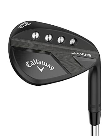 Callaway Jaws Full Toe Black Wedge DE Golf, Dorośli Unisex, Czarny, 54/12