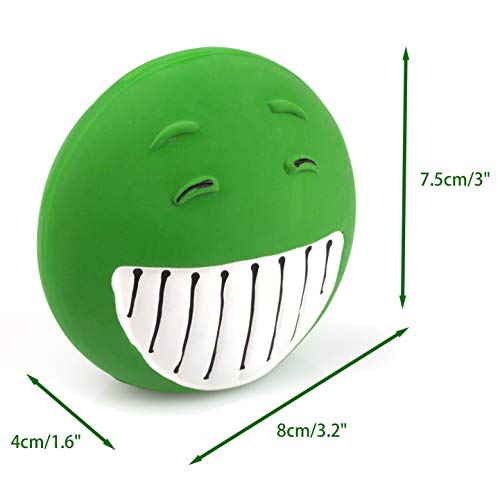 Chiwava 4 szt. 3" małe zabawki dla psów interaktywne gumowe lateksowe - obrazek 8