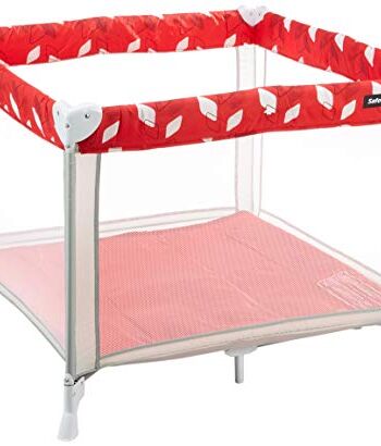 Bezpieczeństwo 1 cyrk czerwony kampus 2508827000 kompaktowe łóżeczko podróżne