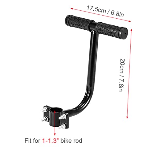 alouweekuky Poduszka na tylne siedzenie rowerowe, poduszka na siedzenie rowerowe dla dziecka grubsze siedzenie rowerowe zestaw akcesoriów na tylne siedzenie rowerowe, uchwyt tylnego siedzenia rowerowego dla dzieci do użytku na zewnątrz - obrazek 7