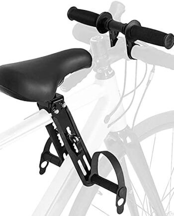 Rowerowe fotele dla dzieci, przednie siodełko rowerowe dla dzieci z mocowaniem na kierownicę, zdejmowane fotele rowerowe dla dzieci w wieku 2-5 lat i wszystkie rowery dla dorosłych, czarne