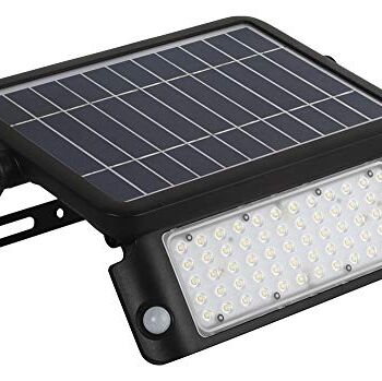 Kobi reflektor zewnętrzny 10 W z wbudowanym panelem słonecznym MHC, czarny