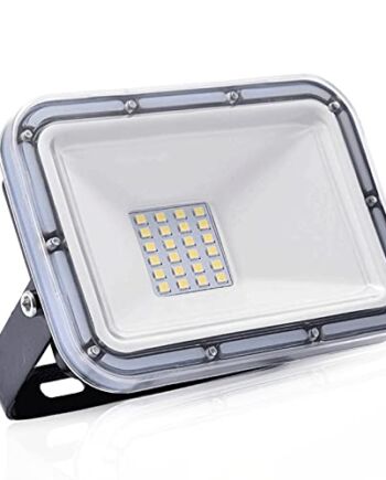 20W LED Reflektor Wodoodporny IP67 lampa bezpieczeństwa 6500K Zimna biel światła reflektor 1600LM Reflektor zewnętrzny do ogrodu podwórka garażu parkingowego magazyn