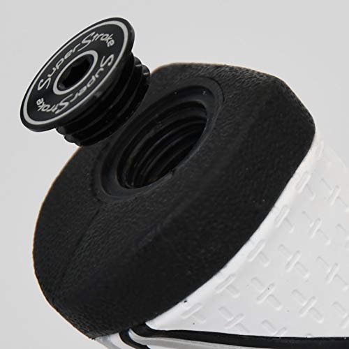 SuperStroke Traxion Pistol GT 2.0 Golf Putter Grip, unisex dla dorosłych, Traxion Pistol GT 2.0 Golf Putter Grip, czarny/biały - obrazek 2