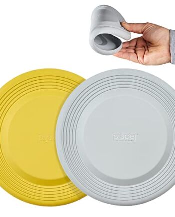 PiuPet® Frisbee dla psów, średnica 22 cm, zestaw 2 sztuk, zabawka dla