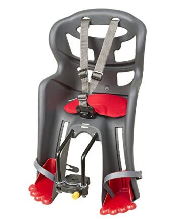 Bellelli Dziecięcy fotelik dziecięcy Light F na przód, sprawdzony przez TÜV, antracyt/czerwony, rozmiar uniwersalny