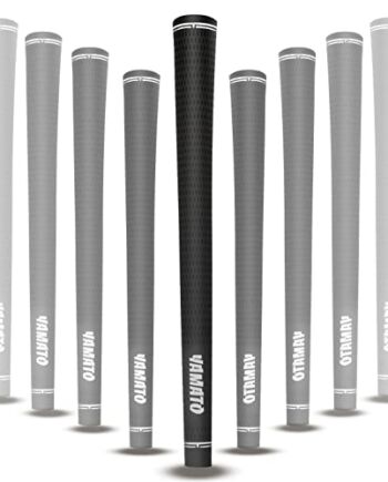 Yamato Zestaw gumowych uchwytów golfowych z 13 sztukami średnich uchwytów do kijów golfowych, na każdą pogodę