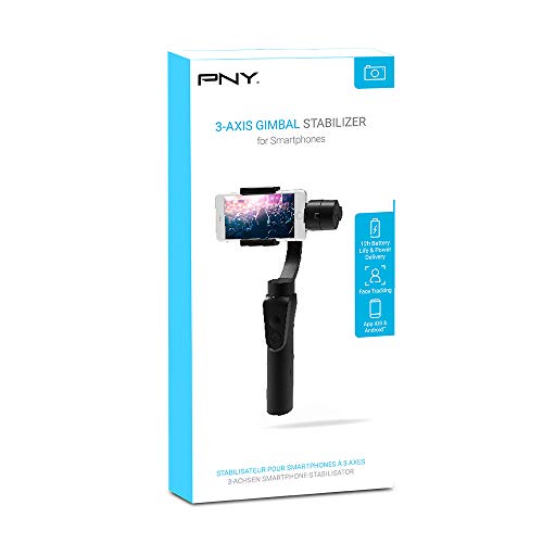 PNY Ręczny 3 Osiowy Stabilizator Gimbal do Smartfona, Szary, 1 Sztuka - obrazek 6