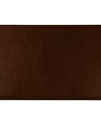 Niji 2190-M podkładka na biurko brązowa skóra – podkładki na biurko (brązowa, skóra, 1 sztuka (e), 480 mm, 320 mm)