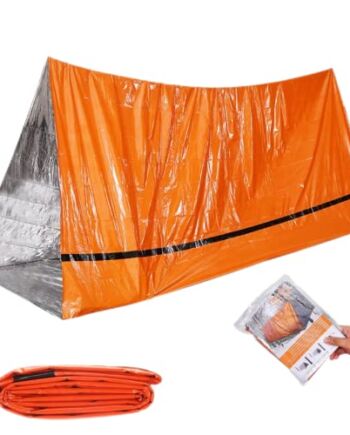 Alyssa - Schronienie namiotowe awaryjne, namiot survivalowy. Lekki, wodoodporny, wodoodporny i wiatroszczelny namiot kanałowy na kemping, wędrówki i zajęcia na świeżym powietrzu.