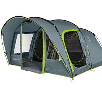 Coleman namiot Vail 4/6, namiot rodzinny dla 4/6 osób, duży namiot kempingowy z 2/3 bardzo dużymi przegrodami do spania i przedsionkiem, szybki montaż, wodoszczelny HH 4000 mm