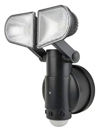 Xtralite NiteSafe Twin Motion Activated reflektor LED, bezprzewodowy zasilany bateriami z czujnikiem ruchu, IP44 6,6 W 400 lumenów