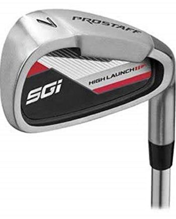 Wilson Golf Pro Staff SGI Iron Set 5-SW, zestaw klubów golfowych dla mężczyzn, leworęcznych, odpowiedni dla początkujących i zaawansowanych, stal, WGD158250