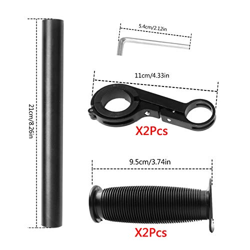 TYCOLIT Regulowane siodełko rowerowe dla dzieci kompatybilne ze wszystkimi dorosłymi MTB, na zewnątrz siodełka do rowerów górskich dla dzieci do jazdy na rowerze 2-7 lat, do 22 kg - obrazek 8