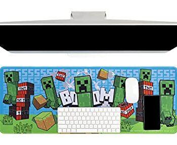 Paladone PP8803MCF, Minecraft podkładka na biurko | Oficjalnie licencjonowany towar, wielokolorowa