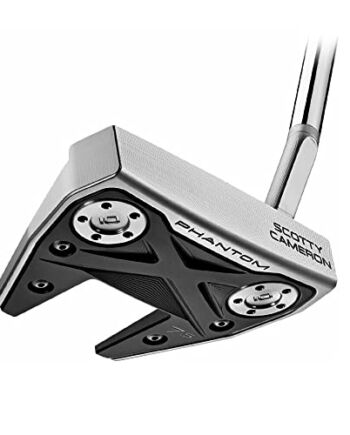 Titleist Phantom X 7.5 Golf Putt, Dorośli Unisex, Chrom/Czarny, 34"
