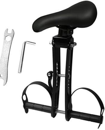 Regulowany fotelik rowerowy dziecięcy, kompatybilny ze wszystkimi dorosłymi MTB, outdoorowe siodełko dziecięce dla dzieci w wieku 2-5 lat, do 11 kg